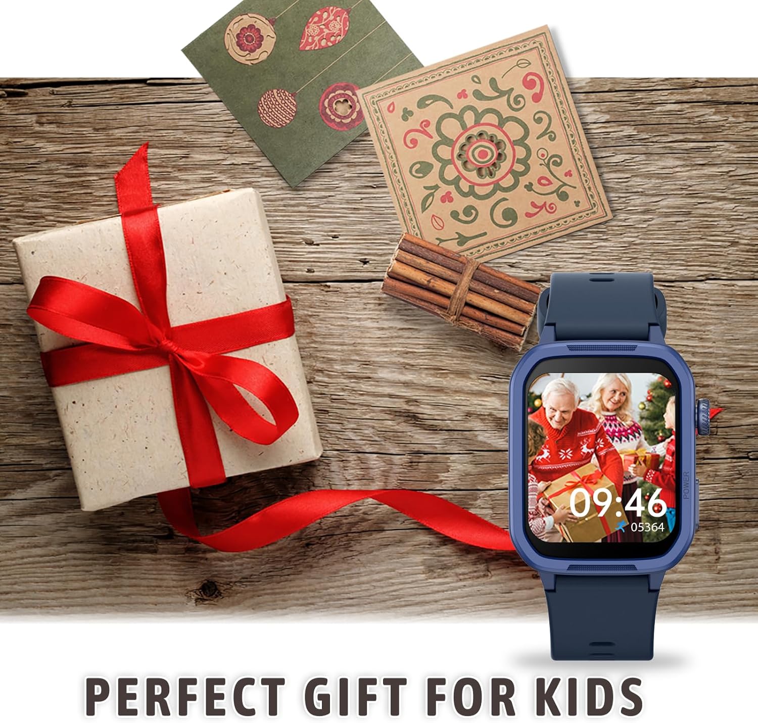 Smart Watch for Kids, Kids Fitness Tracker Smartwatch for Boys Girls Teens Gifts, Sleep Monitor Step Counter Pedometer Stopwatch Alarm Clock DIY Watch Face Touch Screen - Image 7