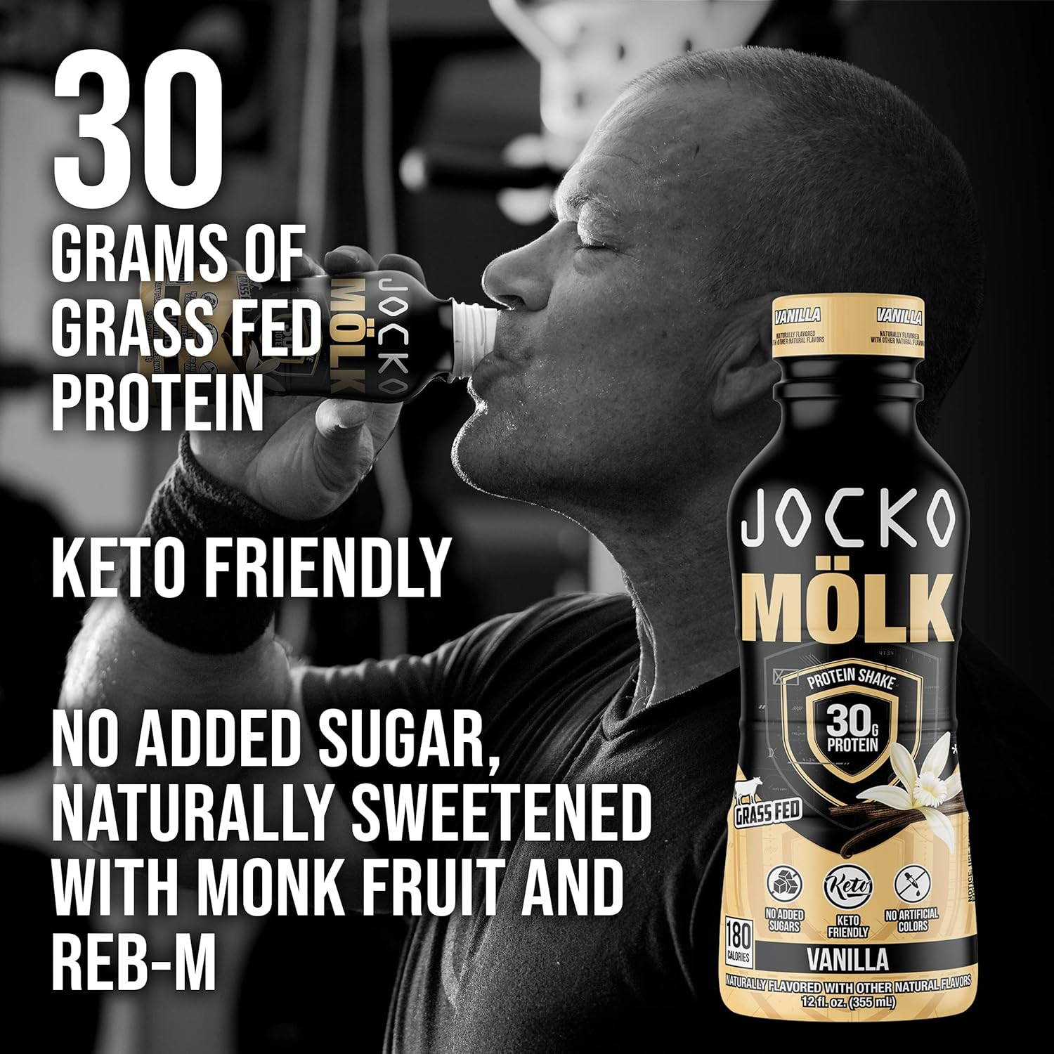 Jocko Fuel Protein Shake Bundle - Vanilla and Chocolate (24 Count) - Image 3