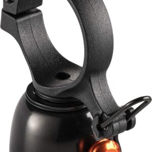 Granite Cricket Mountain Bike Bell with Single-Strike Mode and Constant Cowbell Mode, Bike Bell for Mountain Bike, BMX Bike, Road Bike and Gravel Bike, Bicycle Bell for 22.2mm to 35mm Handlebars