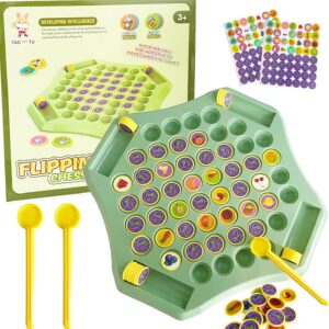 54PCS Fruit Flip Chess Memory Chess Game, Flip Match Board Game, for Kindergarten, Family, and Party Activities