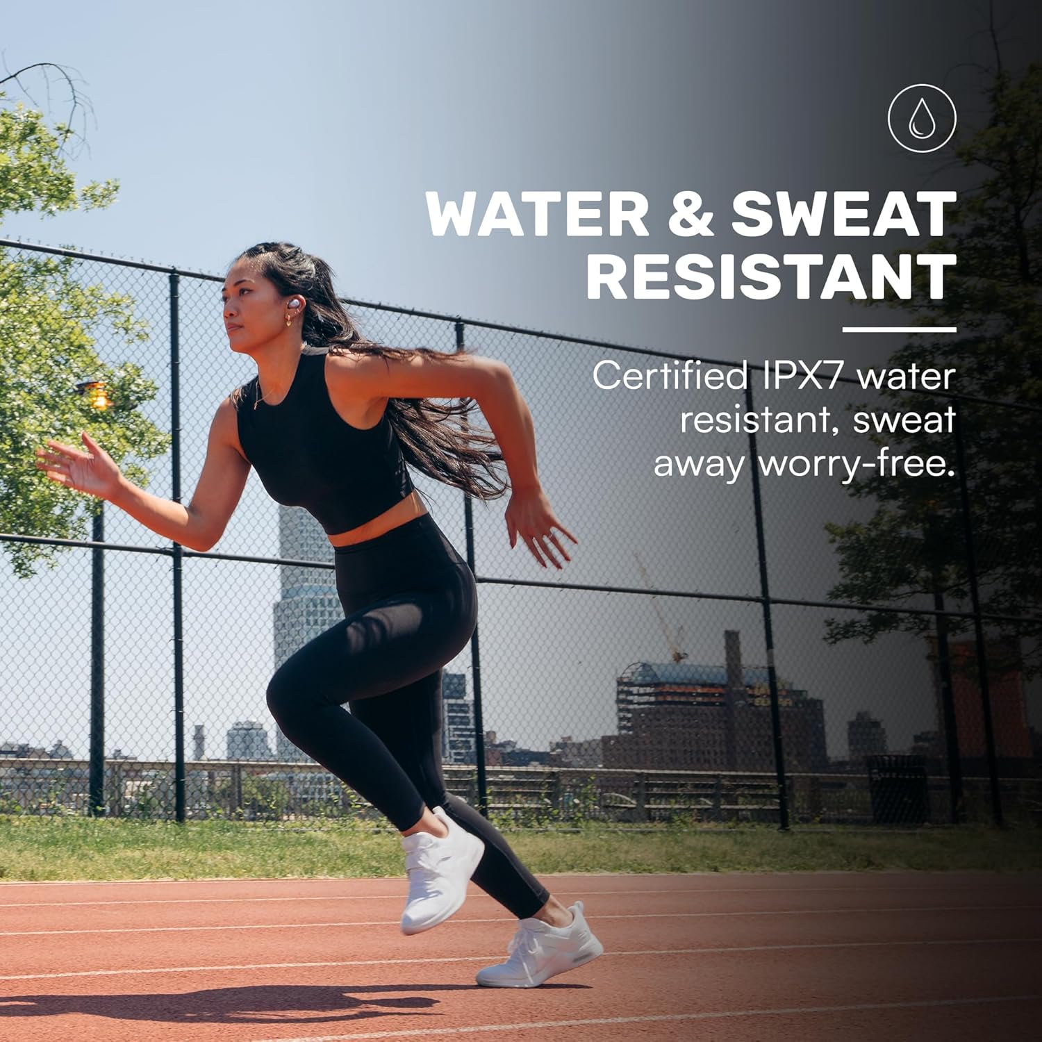 Raycon Fitness Bluetooth Wireless Earbuds + Microphone with Active Noise Canceling, Sweat & Water-Resistant Earphones, Running Headphones, Ear Buds Wireless Bluetooth 56 Hours Playtime (Black) - Image 5