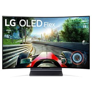 LG 42-Inch Class OLED Flex Smart TV with Bendable Screen 42LX3QPUA, 2022 – AI-Powered 4K TV, Alexa Built-in