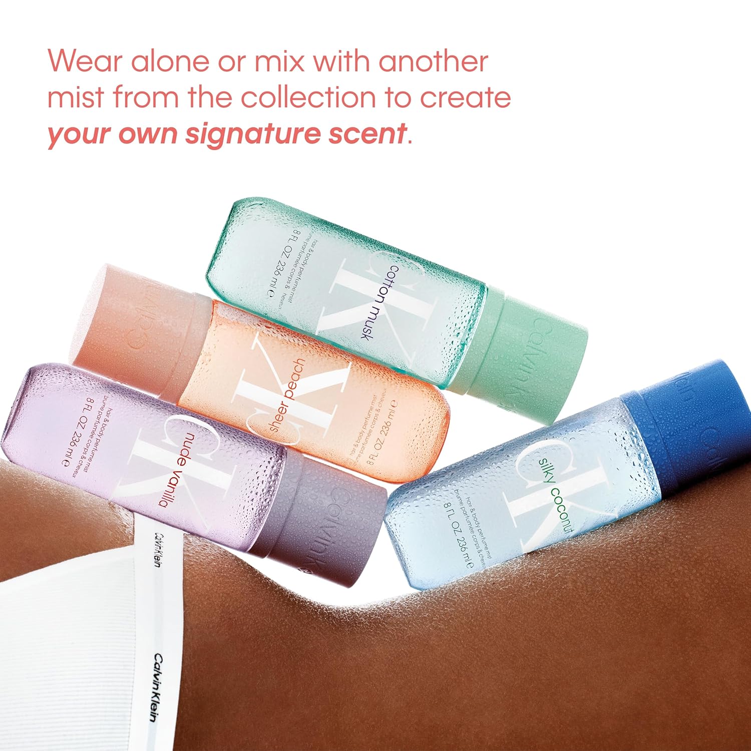 Calvin Klein Hair & Body Perfume Mists – Hydrating Fragrance for Women & Men – Refreshes Skin All Day – Gourmand, Fruity, Vanilla & Floral Scent Options - Image 4