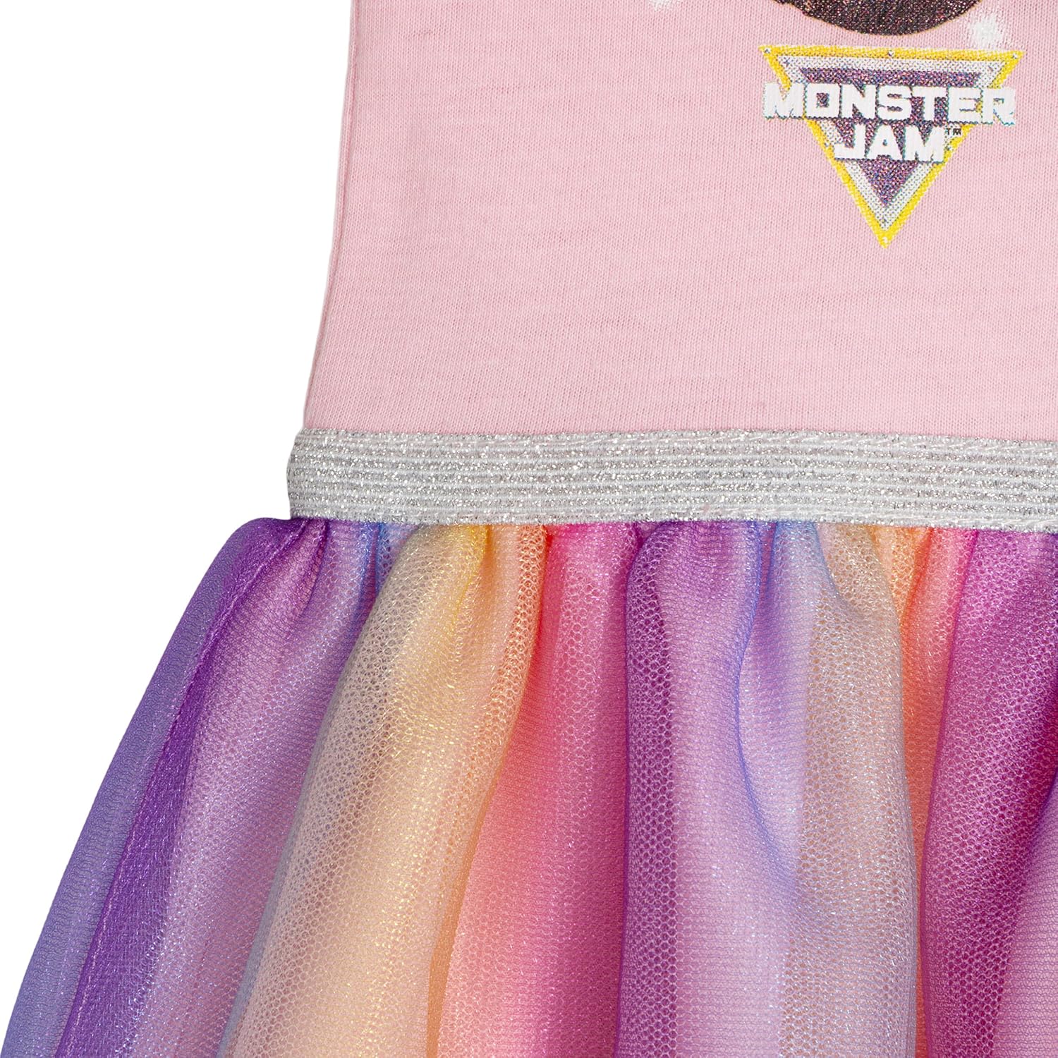 Monster Jam Girls Tulle Tutu Dress Toddler to Big Kid Sparkle Smash - Image 5