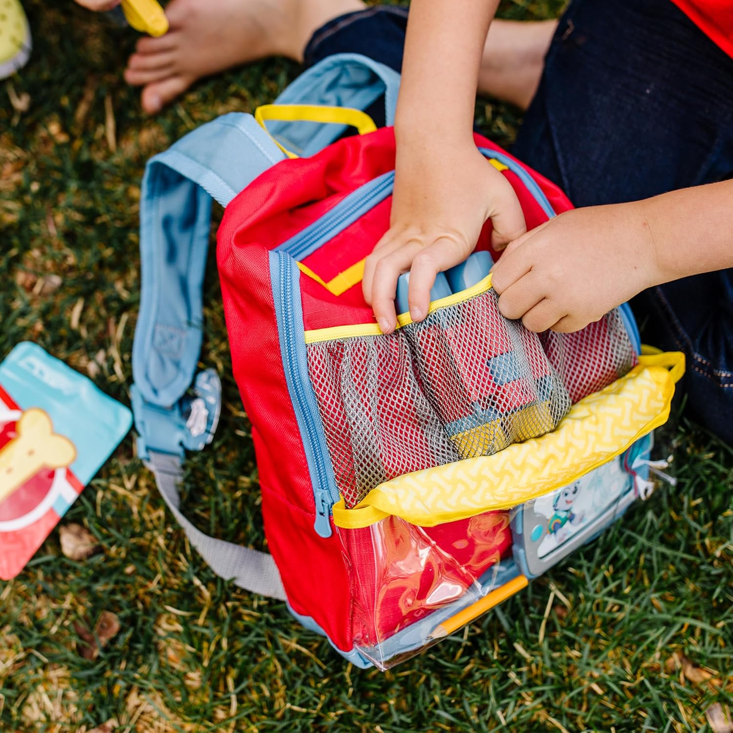 Melissa & Doug PAW Patrol Pup Pack Backpack, Adventure-Ready PAW Patrol Toys for Kids with Whistle, Binoculars, & Mission Cards, Preschool Toys for Girls & Boys Ages 3+ - Image 2