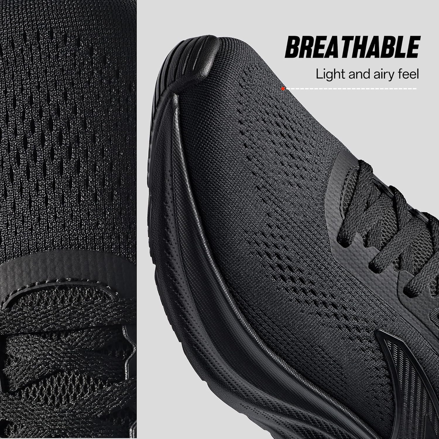 ANTA Men’s Running Shoes, Lightweight Cushioned Breathable Sneakers, Comfortable Trainers with Slip Resistant Outsole for Jogging, Walking and Daily Workout - Image 2