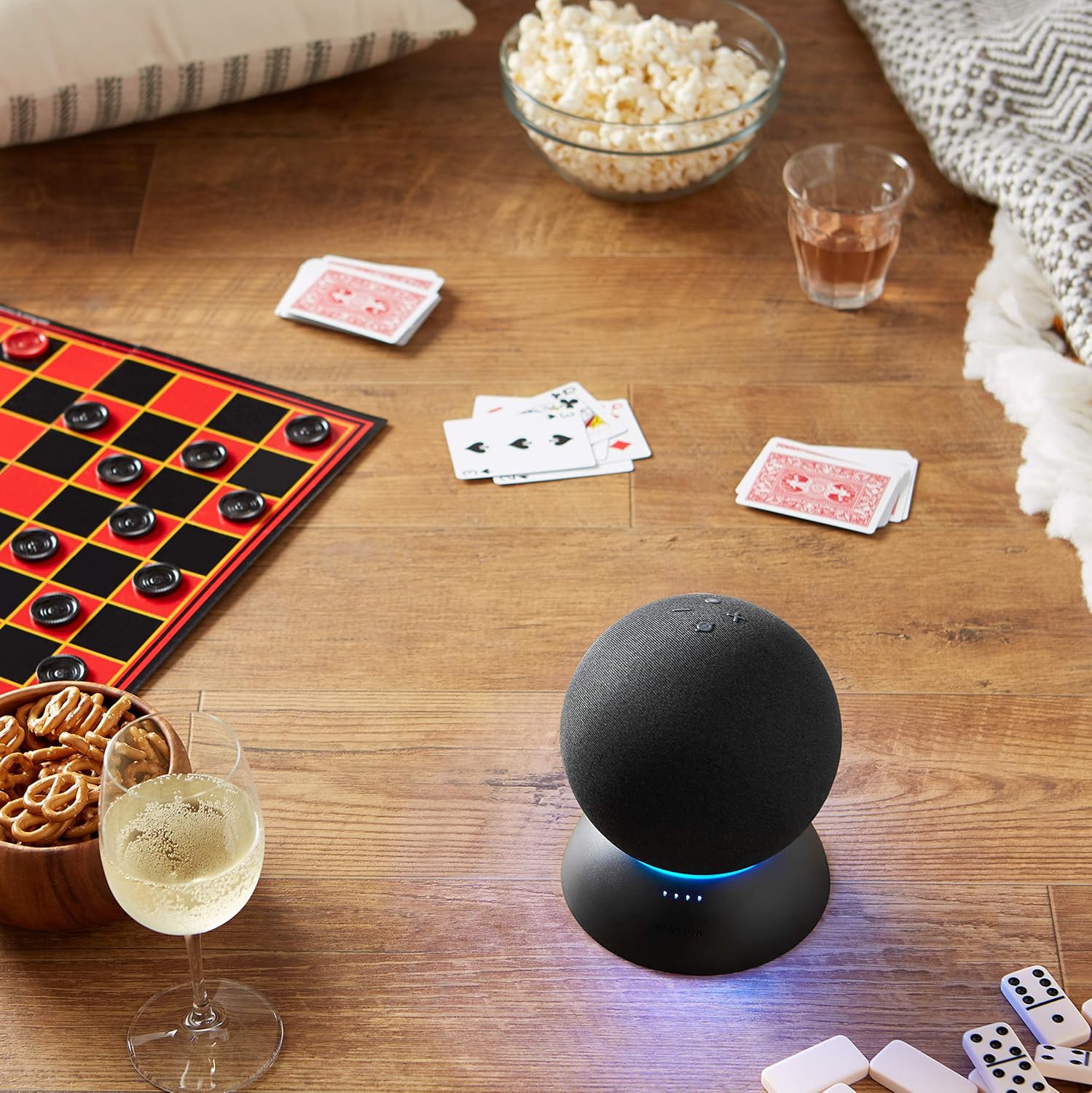 Made For Amazon, Battery Base for Echo (4th generation). Not compatible with previous generations of Echo or Echo Dot (1st Gen, 2nd Gen, or 3rd Gen). - Image 5