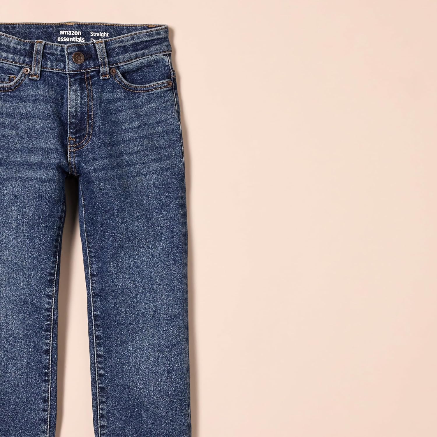 Amazon Essentials Boys' Regular Straight-Fit Jeans - Image 2