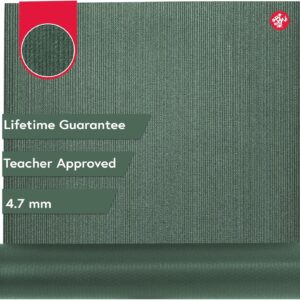 Manduka PROlite Yoga Mat – 4.7mm | Lifetime Durability | Hygienic Construction | Teacher Approved