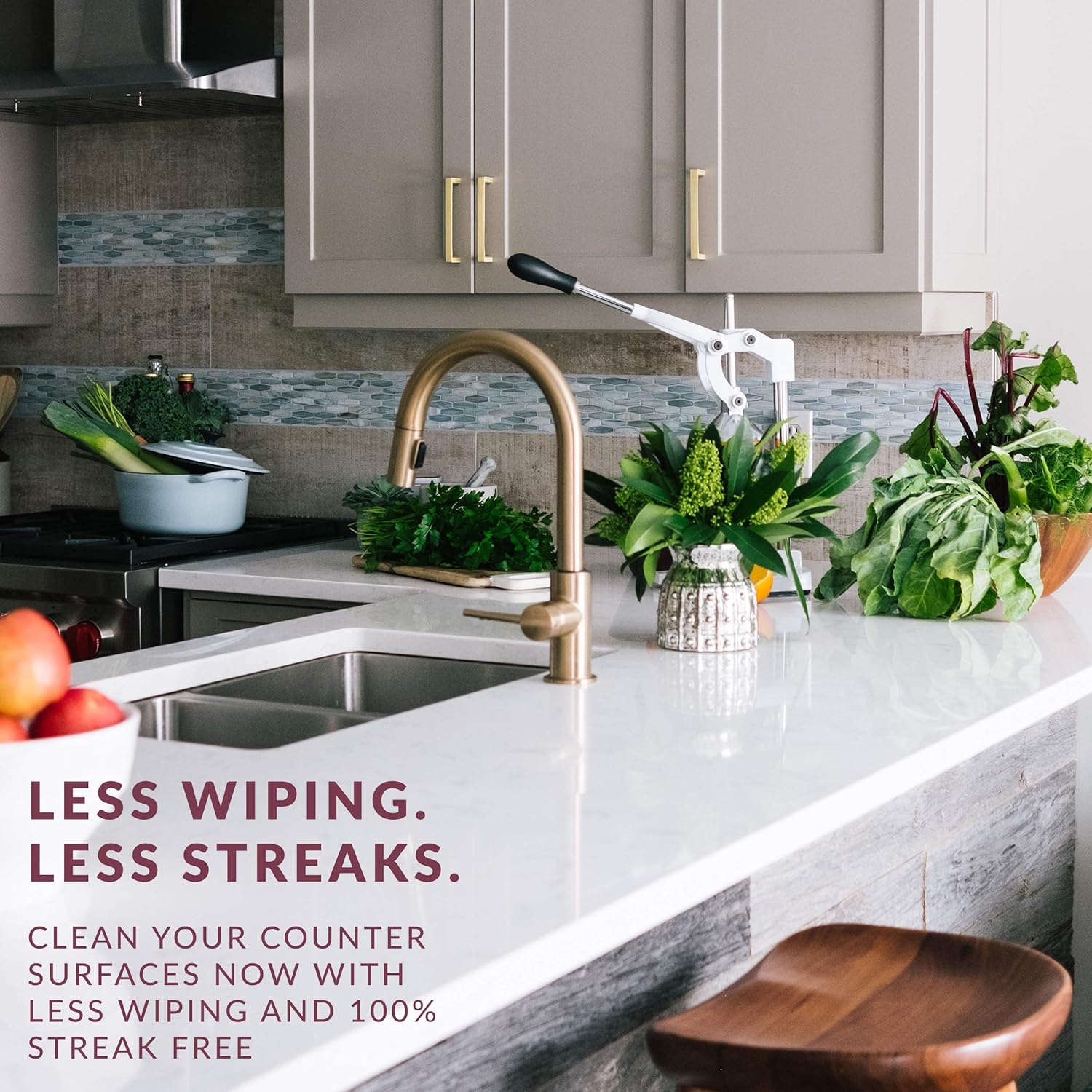 HOPE'S Perfect Countertop Cleaner and Polish 22-Ounce, Streak-Free Multi-Surface Cleaning Spray, Safe on Stone, Laminate, CORIAN, Granite, Quartz, Marble, Pack of 1 - Image 4