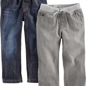 Simple Joys by Carter’s Baby Boys’ 2-Pack Pull on Denim Pant