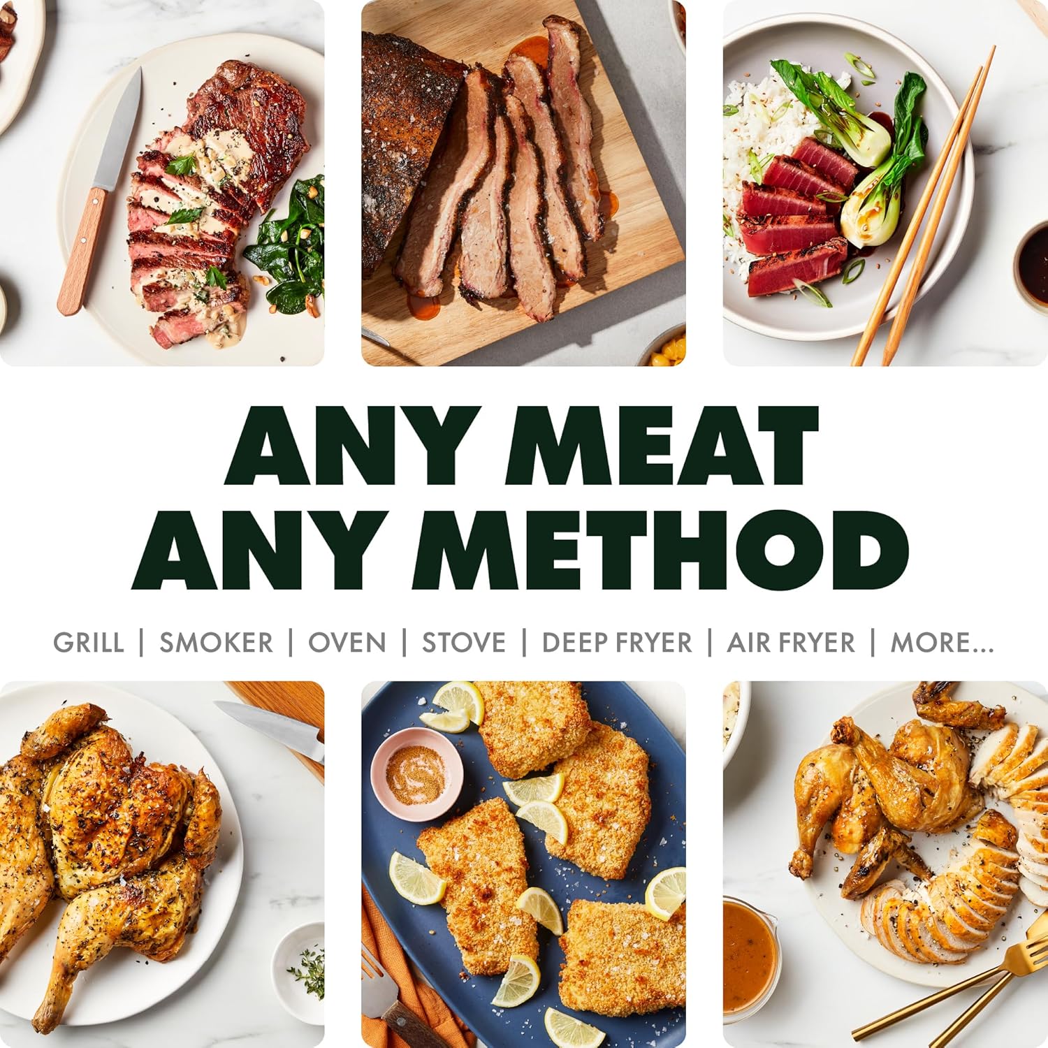 CHEF iQ Sense | Smart Wireless Meat Thermometer | 2 Ultra-Thin Probes | WiFi Unlimited Range | 1000°F Heat Safe | 5 Sensors | BBQ, Grill, Oven, Smoker, Air Fryer | Gen3 - Image 7