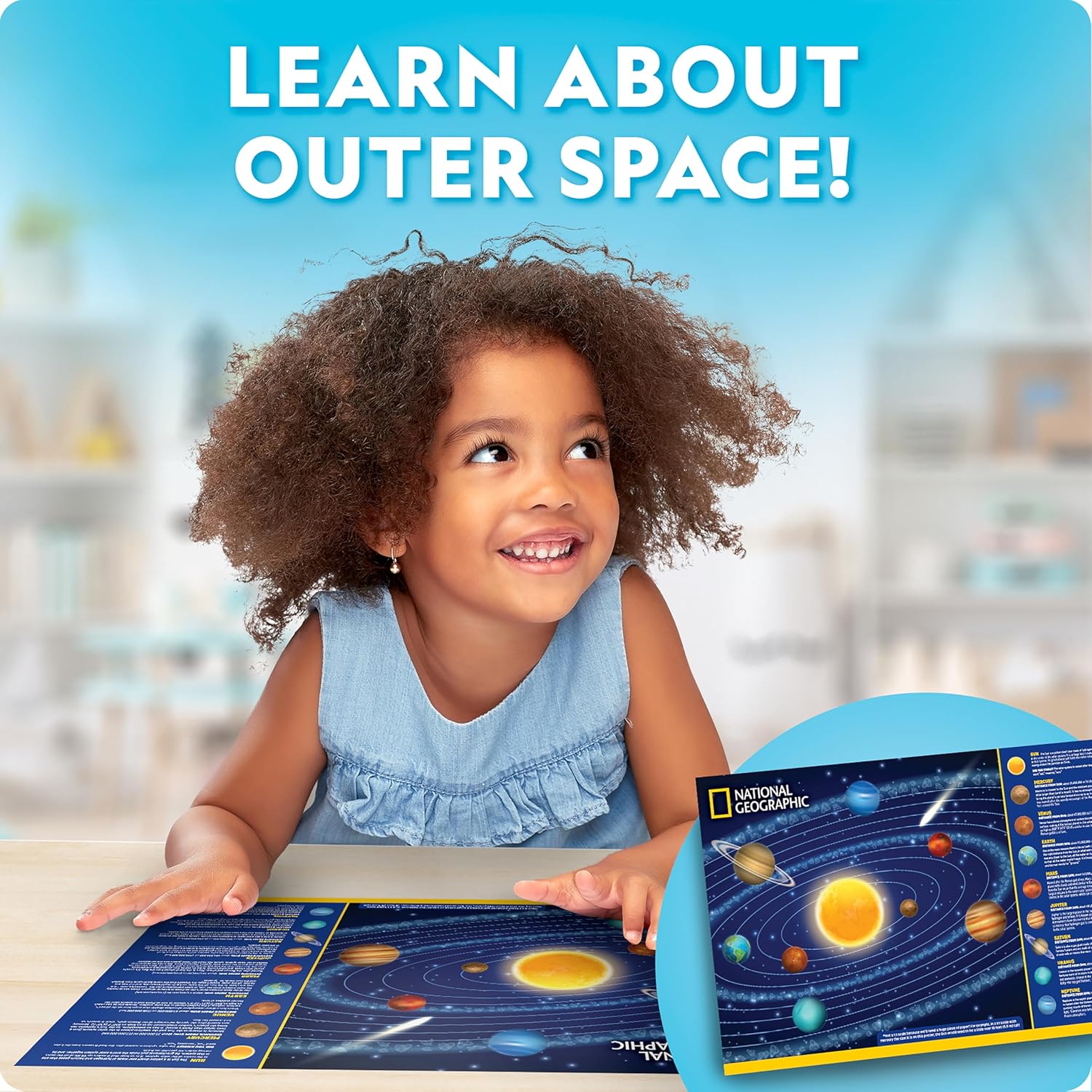 National Geographic Magnetic Solar System Painting Kit – 3D Magnet Making Kit, Paint 8 Planets & The Sun, Craft Kit with Paints, Brushes, Magnets & More, Kids Art Kit, DIY Magnets - Image 6