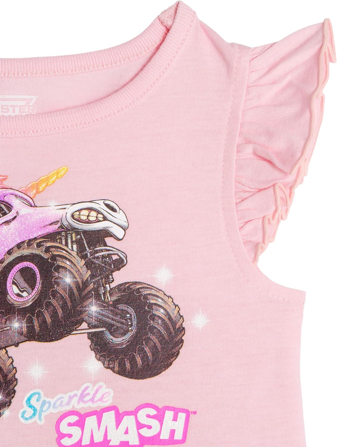 Monster Jam Girls Tulle Tutu Dress Toddler to Big Kid Sparkle Smash - Image 4