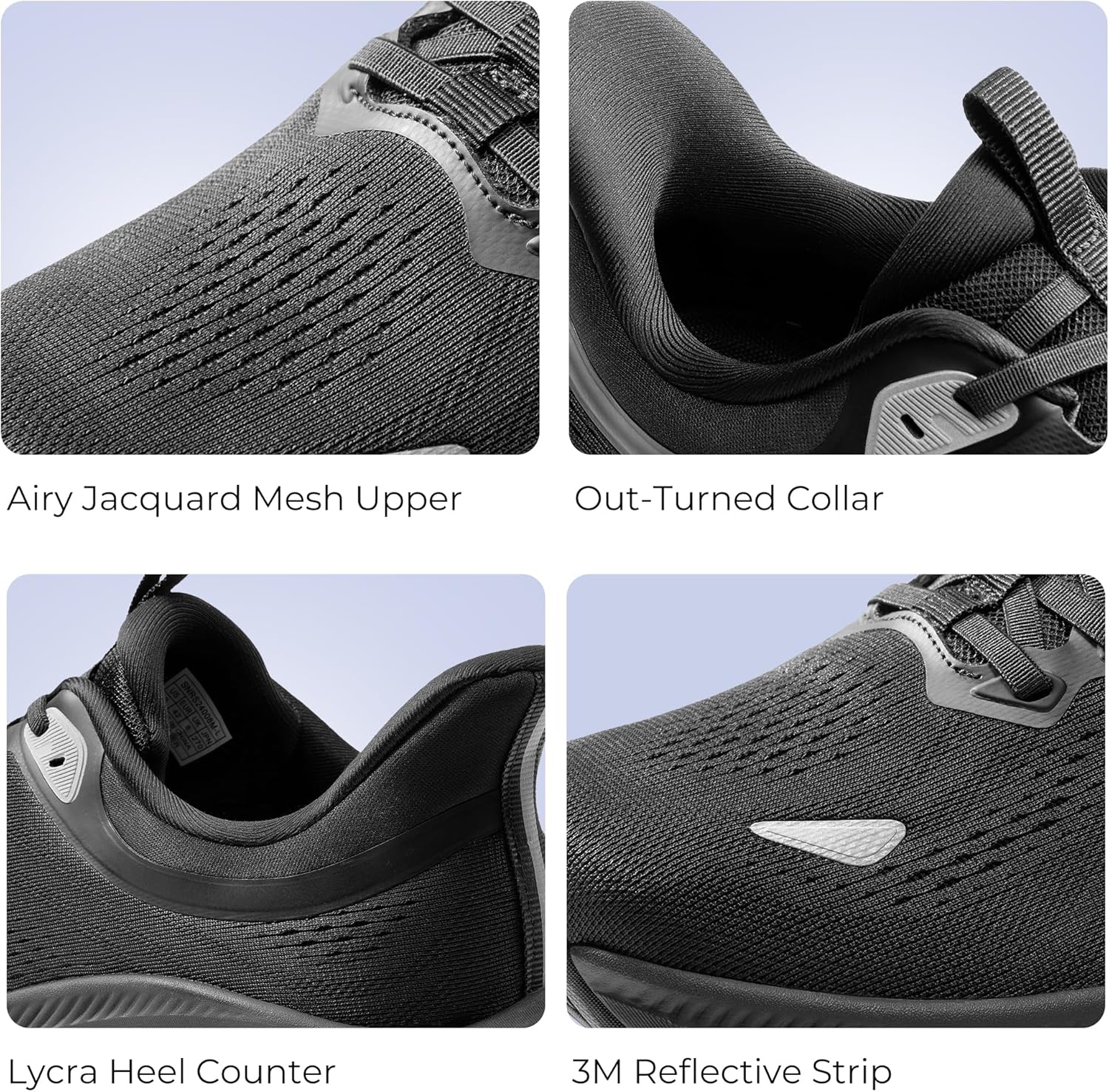 NORTIV 8 Men's Slip On Walking Shoes Cushioning Hands Free Non Slip Comfortable Workout Running Tennis Gym Athletic ActiveBreeze Fashion Sneakers - Image 6