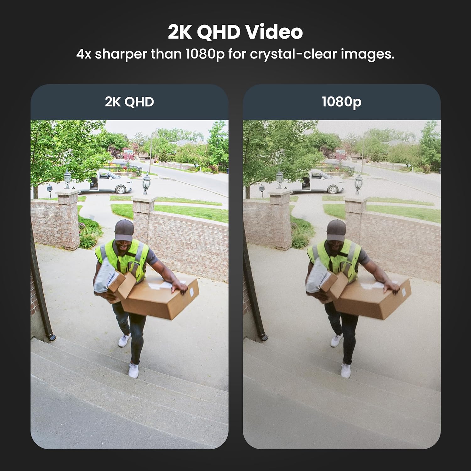 Feit Electric Smart Security Camera Bulb, 2K QHD Resolution, 2-Way Audio, Human Tracking, 350° Pan, Night Vision, Motion Alerts, E26 Base, Alexa/Google Assistant Compatible, CAM/PAN/WIFI/E26/2K - Image 3