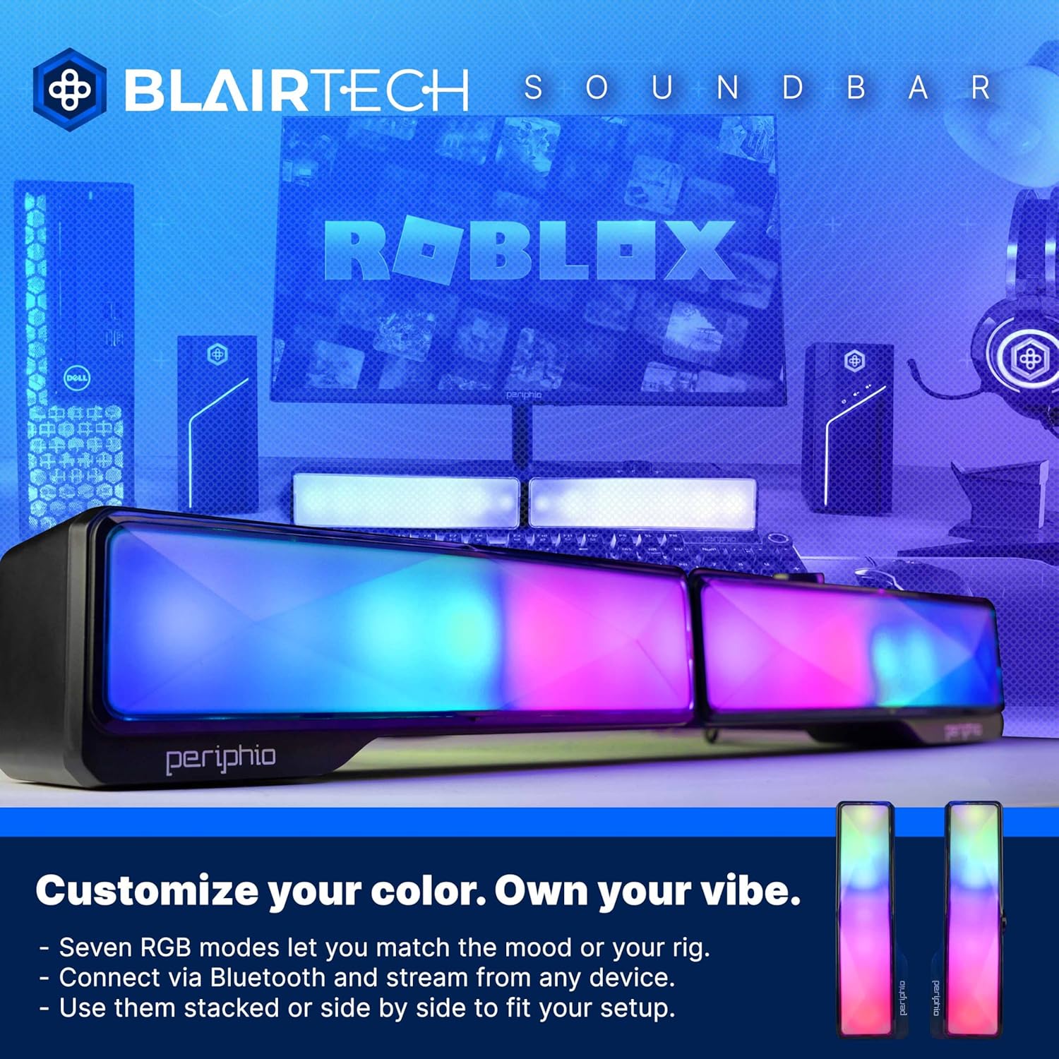 Dell RGB Light Gaming PC Bundle (Renewed) | Intel Core i5 | 16GB RAM | 500GB SSD | NVIDIA GT 1030 2GB | Windows 11 Pro | 24” FHD Monitor | RGB Soundbar, Keyboard, Mouse & Headphones | (Renewed) - Image 6