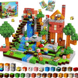 200PCS Magnetic Blocks – Forest Magnetic Building Blocks, Stacking Magnets for Kids, Strong Magnets, Sensory Toy for STEM Learning Toys for Kids 3+ Boys and Girls Christmas Birthday Creative Gifts