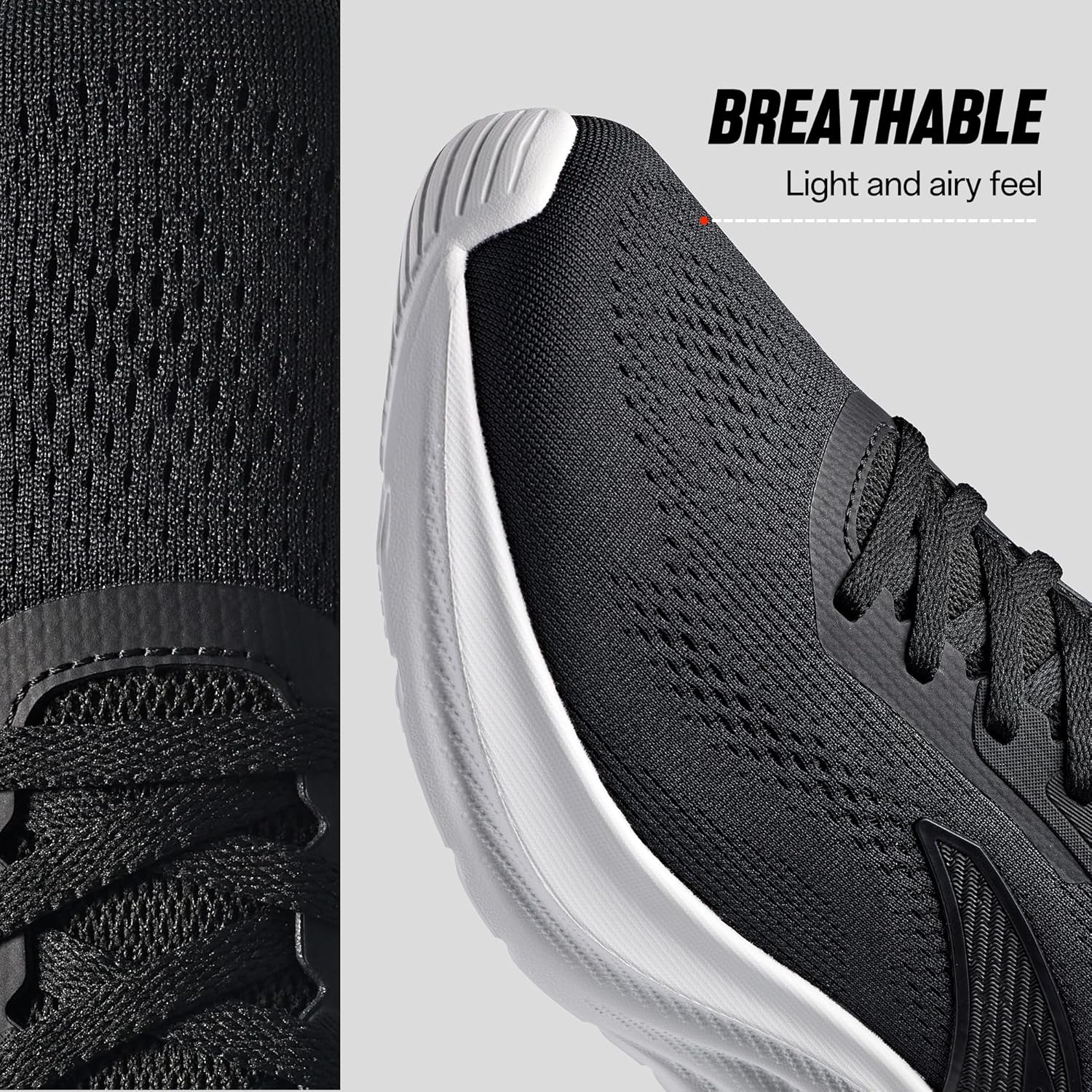 ANTA Men’s Running Shoes, Lightweight Cushioned Breathable Sneakers, Comfortable Trainers with Slip Resistant Outsole for Jogging, Walking and Daily Workout - Image 2