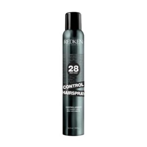 Redken Control Hair Spray 28 – Long-Lasting Style Memory For 24 Hours, Anti-Frizz & Maximum Hold, Humidity Resistance, For All Hair Types