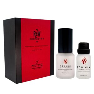RawChemistry for Him Set – A Pheromone Infused Cologne Gift Set – Bold, Extra Strength Formula…