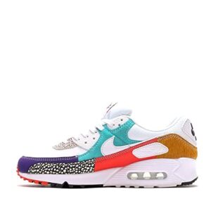 Nike Women’s W Air Max 90 Se Running Shoe, White/Light Curry/Habanero Red/White, 5 UK (7 US)