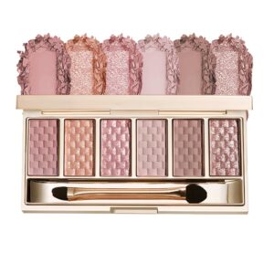 Rose Mauve Neutral Nude Eyeshadow Palette – 6 Matte & Shimmer Eye shadow, Soft Pink & Mauve Tones, Blendable Long-Lasting Eye Shadow Kit for Natural Everyday Makeup, Soft Glam Looks & Mature Eyes 2