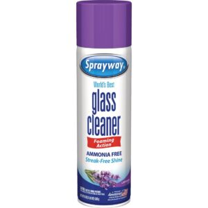 Sprayway, Glass Cleaner, Ammonia Free Lavender Scent 19 Ounce