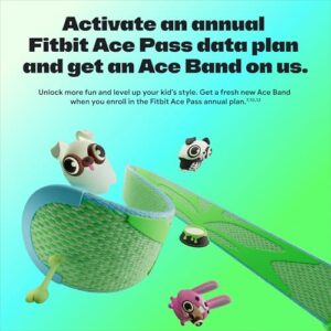 Fitbit Google Ace LTE – Kids Smartwatch with Call, Message, GPS, and Activity-Based Games, Ace Pass Data Plan Required – Mild – Strange Arcade