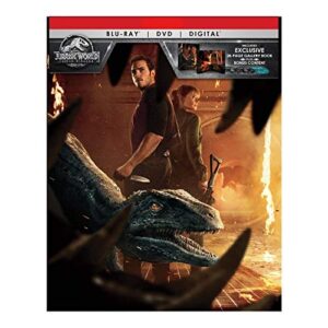 Jurassic World: Fallen Kingdom Limited Edition (Blu-Ray + DVD + Digital) with 28-page Gallery Book and Bonus Content