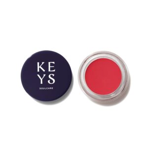 Keys Soulcare Sheer Flush Cheek Tint, Easy On-The-Go Application, Blendable, Buildable Natural-Looking Color, No Brush Required, Vegan, Cruelty-Free