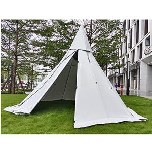 Warm Teepee Tents for Outdoor Hiking Camping Hiking Pyramid Tent Double Layers Camping Tent Indian