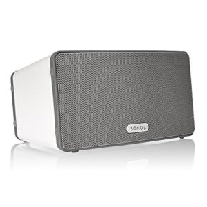 Sonos Play:3 – Mid-Sized Wireless Smart Home Speaker for Streaming Music, Amazon certified and Compatible with Alexa. (White) (Renewed) (Renewed)