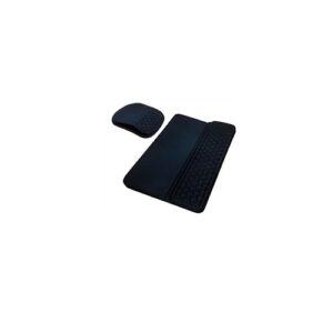 WENPIC Keyboard Wrist Rest -Ergonomic Keyboard Stand with Wrist Rest- with Carpal Tunnel Pain Relief Massage Bumps and Full Memory Gel Design – Ideal Frequent Computer (Black)