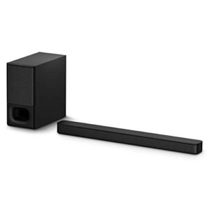 Sony HT-S350 Soundbar with Wireless Subwoofer: S350 2.1ch Sound Bar and Powerful Subwoofer – Home Theater Surround Sound Speaker System for TV – Blutooth and HDMI Arc Compatible Bar Black