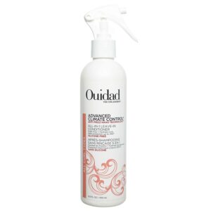 Ouidad Advanced Climate Control Leave In Conditioner for Curly Hair, 8.5 fl oz, Multi-Use Curl Leave In Conditioner & Heat Protectant Spray, Sulfates, Parabens & Cruelty-Free Curly Hair Products