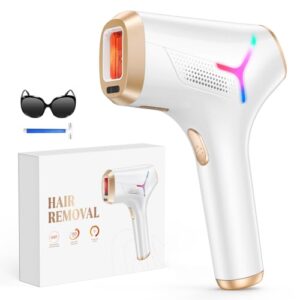 LYSMOSKI Laser Hair Removal for Women and Men, at-Home IPL Hair Removal Device with 5.2 cm² Treatment Window, Nearly Painless, Visible Results in 2 Weeks, Full Body Treatment in 8 Minutes