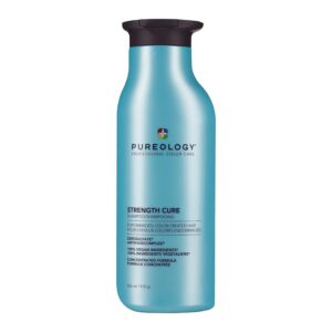 Pureology Strength Cure Shampoo – For Damaged or Color Treated Hair, Hair Strengthening & Prevents Breakage, Seals Split Ends, Vegan & Sulfate-Free