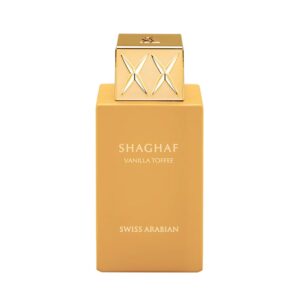 Swiss Arabian Shaghaf Vanilla Toffee – Arabian Perfume for Men and Women – Unisex Eau de Parfum – Dubai Long Lasting Perfume – Travel Size – 2.5 oz