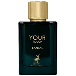 Maison Alhambra Your Touch Santal – Woody, Spicy, Aromatic, Sweet – Eau de Parfum Spray Long-Lasting Fragrance for Unisex, 3.4 Ounce / 100 ml