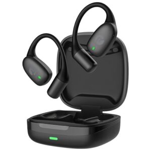 Raycon Essential Open Ear Earbuds – Open Ear Headphones, Earbuds Wireless Bluetooth, Sweat & Water-Resistant Earphones, Running Headphones with Ultra-Lightweight Design, 36 Hours Battery Life (Black)