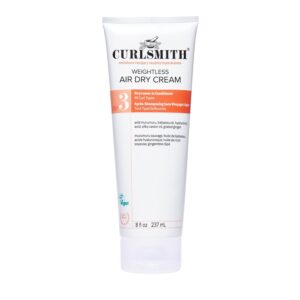 CURLSMITH Weightless Air Cream – Air Dry Curl Cream, Hydrating and Detangling, Best Leave-In for Dry Curly Hair, For All Curl Types, Vegan & Cruelty Free