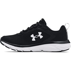 Under Armour Women’s Charged Assert 9, Black/White, 9.5 US