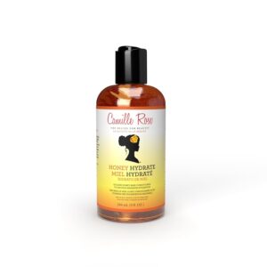 Camille Rose Honey Hydrate Leave In Conditioner, with Aloe and Olive Oil, to Soften Smooth and Protect, Moisturizer for All Hair Types, 9 fl oz