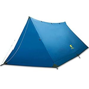Pkfinrd 2-3 Person Lightweight Trekking Pole Tent Waterproof Outdoor Tents for Camping 3 Season Pole Tent Backpacking Hiking Travel – Easy to Set Up (Color : Blue, Size : Large)