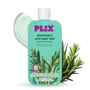 Plix Rosemary Advanced Shampoo for Clean, Smooth Hair | Gentle Sulfate-Free Cleanser for Daily Use | Lightweight Scalp Refresh | For All Hair Types, 6.76 fl oz