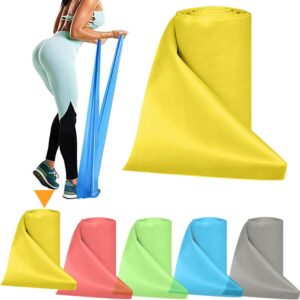 Resistance Bands Bulk Rolls for Working Out Women and Men, 8 Yard Physical Therapy Bands, Elastic and Exercise Bands for Rehab, Yoga, Pilates, Gym, Home Exercise