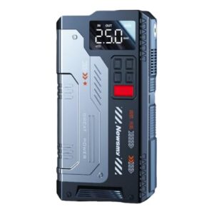 Automobile Emergency Starting Power Supply, Inflation Pump Integrated Machine, Small car with Large Capacity, Power on Ignition (V6/16000ma)