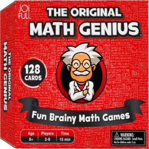 The Original Math Genius Game: an Educational Board Game of Addition, Subtraction, Multiplication, and Division for Kids Ages 6 Years and Up