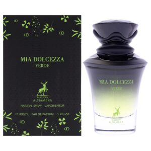 Mia Dolcezza Verde by Maison Alhambra for Unisex – 3.4 oz EDP Spray